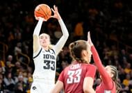 Lucy Olsen in action for Iowa Hawkeyes (Credits: IMAGN)